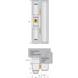 Verrouillage à cylindre pour baie coulissante FTS 88 blanc - ABUS - FTS88 W KD EK pas cher Secondaire 2 S