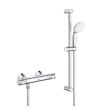 Mitigeur thermostatique de douche GROHTHERM 500 avec ensemble de douche - GROHE - 34808000 pas cher