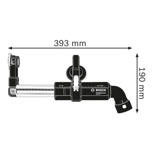 Système d'aspiration GDE 16 PLUS pour perforateurs 2 et 3 kg BOSCH 1600A0015Z photo du produit Secondaire 1 L