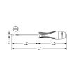 Tournevis fente bi-matière isolé 1000 V 3 x 100 mm KS TOOLS 922.6202 photo du produit Secondaire 1 S