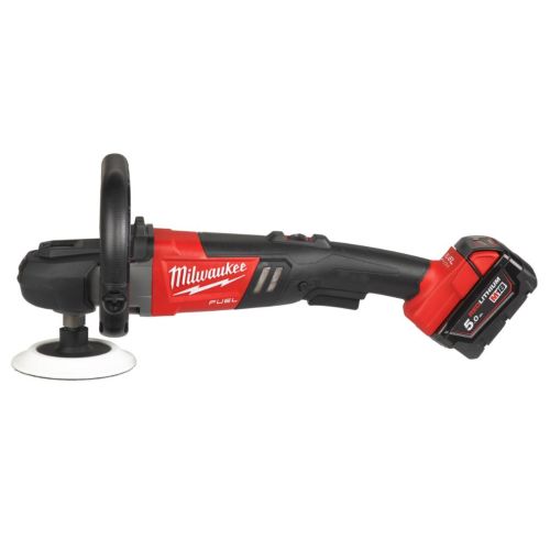 Polisseuse rotative 18 V FUEL M18 FAP180-502X 180 mm + 2 batteries 5,0 Ah + chargeur + coffret HD BOX MILWAUKEE 4933451550 photo du produit Secondaire 1 L