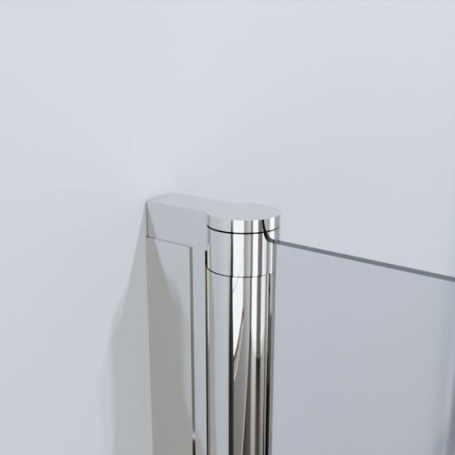 Barre pour rideau de douche couleur argent 198 x 3 cm