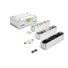 Système d'assemblage DOMINO Festool SV-SYS D14 en coffret Systainer SYS3 M 137 - 576795 pas cher Principale M