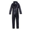 Ensemble de pluie veste et pantalon double enduction PVC bleu marine TM RNDB-M photo du produit