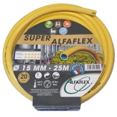 Tuyau d'arrosage diamètre 15mm longueur 25m SUPER - ALFAFLEX - AFSUP15025