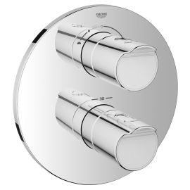 Façade chromée GROHTHERM 2000 pour mitigeur thermostatique 2 sorties pour bain/douche Grohe – 19355001 pas cher Principale M