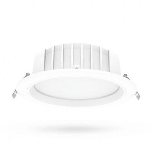 Spot LED DOWNLIGHT ACTURUS blanc rond 28 W IP20 3000 K MIIDEX LIGHTING 76512 photo du produit