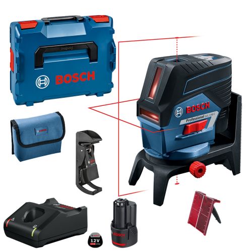 Laser point et ligne 12 V GCL 2-50 C Rouge en coffret L-BOXX BOSCH 0601066G03 photo du produit