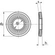 Rondelle contact série M inox A2 NFE 25511 16X32X2,8 boîte de 50 ACTON  6251516 photo du produit Secondaire 1 S
