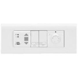 Double poussoir MOSAIC Legrand commande de volets roulants 6 A 250 V~ - 074025 pas cher Principale M