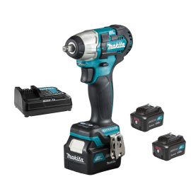 Boulonneuse à chocs CXT 12V Makita TW160DSMJ + 2 batteries 4 Ah + chargeur en coffret MAKPAC photo du produit Principale M