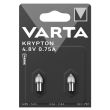 Ampoule Krypton culot lisse 4,8V - VARTA - 2-48080TO pas cher