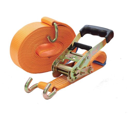 Sangle d'arrimage à crochets bord de rive écartés 5 T orange 9 m x 50 mm MURTRA NP5000/63-9 photo du produit