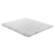 Surmatelas à mémoire de forme déhoussable en aloe vera I Love Sleep à 9 zones de confort 140x190cm - 5cm de hauteur pas cher