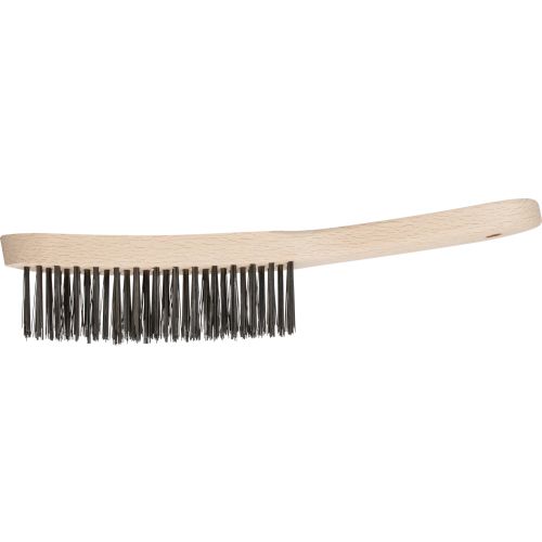 Brosse &agrave; main pour m&eacute;canique de pr&eacute;cision HBK 3 rangs - PFERD TOOLS - 43676001 pas cher