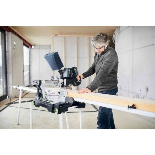 Scie à onglets radiale 18 V KAPEX KSC 60 EB-Basic (sans batterie ni chargeur) avec accessoires FESTOOL 576847 photo du produit Secondaire 8 L