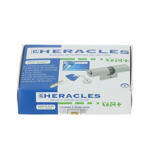 Cylindre Y7C+ profil Suisse 31 x 31 mm 4 clés HERACLES Y7C-140001 photo du produit Secondaire 15 L