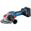 Meuleuse Biturbo 18 V X-Lock GWX 18V-15 SC Professional + 2 batteries Procore 8 Ah + chargeur + coffret L-Boxx BOSCH 06019H6501 photo du produit Secondaire 3 S