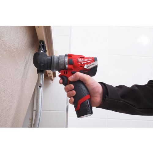 Perceuse à percussion 12 V M12 FUEL™ M12 FPDX-0 (sans batterie ni chargeur) 6 en 1 avec mandrins amovibles MILWAUKEE 4933464135 photo du produit Secondaire 4 L