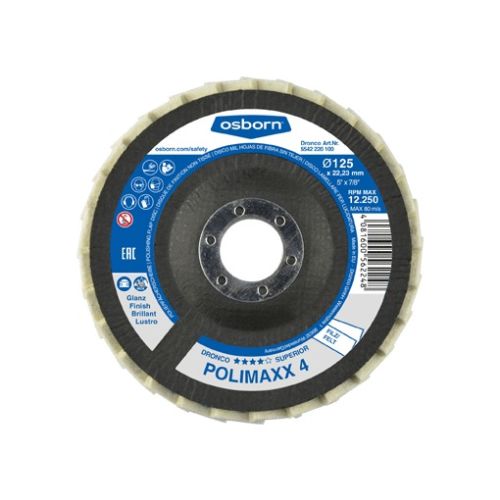Disque à lamelles de polissage Polimaxx gros 125 mm DRONCO 5542204100 photo du produit Secondaire 4 L