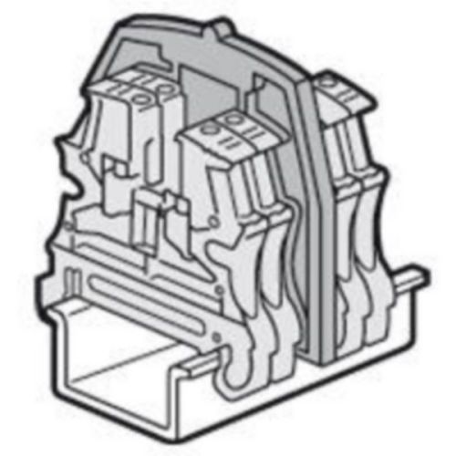 Cloison de séparation VIKING 3 pour blocs de jonction à vis avec 1 entrée 1 sortie pas de 5 mm, 6 mm, 8 mm ou 10 mm LEGRAND 037560 photo du produit Principale L