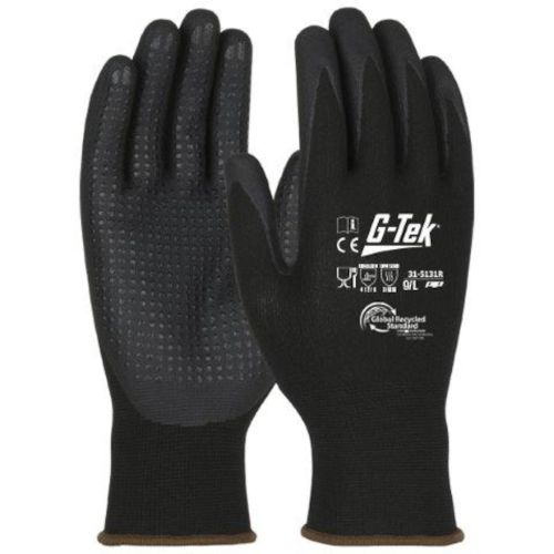 Gants de travail G-Tek® 3RX™ T 9 recyclé avec enduit en mousse nitrile + picots PIP FRANCE 31-5131R-09 photo du produit Principale L