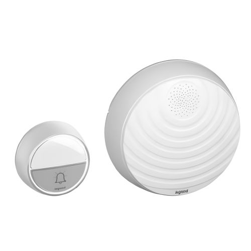 Kit carillon radio sans fils Confort &agrave; piles blanc - LEGRAND - 094252 pas cher