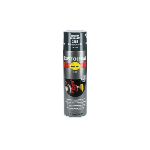 Couche de finition Hard Hat Ral-couleurs gris anthracite RAL 7016 500ml - RUST-OLEUM - 2189 pas cher Secondaire 3 L