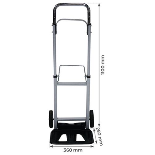 Diable aluminium télescopique et pliable 90kg STOCKMAN AT90 photo du produit Secondaire 2 L