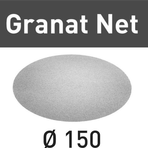 Abrasif maillé GRANAT Net STF D150 P180 GR NET/50 - FESTOOL - 203307 pas cher