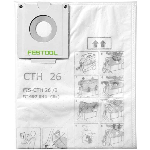 Sac filtre de sécurité FIS-CTH 26/3 - FESTOOL - 497541 pas cher Principale L