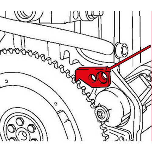 Outil de blocage volant moteur pour GM / Opel KS TOOLS 400.9045 photo du produit Secondaire 1 L