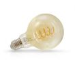 Ampoules LED E27 filament 4 W 2700 K filament spirale doré G95 MIIDEX LIGHTING 71530 photo du produit