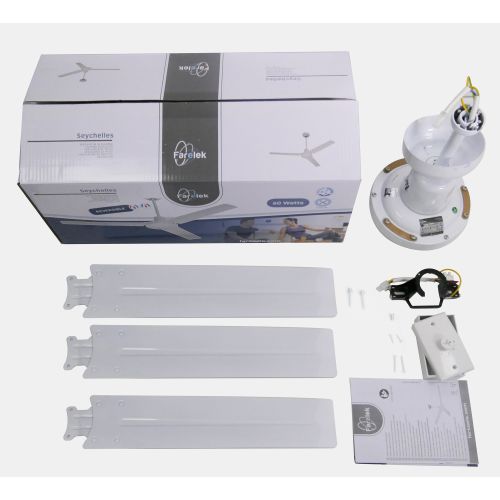 Ventilateur de plafond SEYCHELLES 65 W 122 cm FARELEK 112416 photo du produit Secondaire 2 L