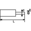 Set 3 embouts 1/4'' tendres pour matériaux durs fente 4 mm SAM OUTILLAGE E-111-F4 photo du produit Secondaire 1 S