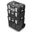 Caisse de transport polypropylène StorageHub-6550 65l avec 2 roues - PEUGEOT OUTILLAGE - 250720 pas cher Secondaire 2 S