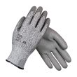 Gants anti-coupure HPPE enduit polyuréthane gris granulé/gris T11 PIP 16-M550-11 photo du produit