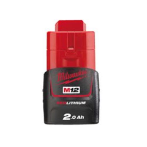 Batterie 12V Milwaukee M12 B2 red lithium 2 Ah - 4932430064 photo du produit