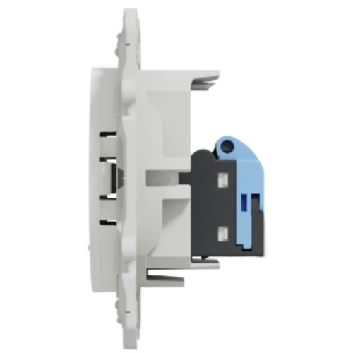 Prise RJ45 Blanc ODACE grade 3 cat. 6 STP à vis SCHNEIDER ELECTRIC S520476 pas cher Secondaire 4 L