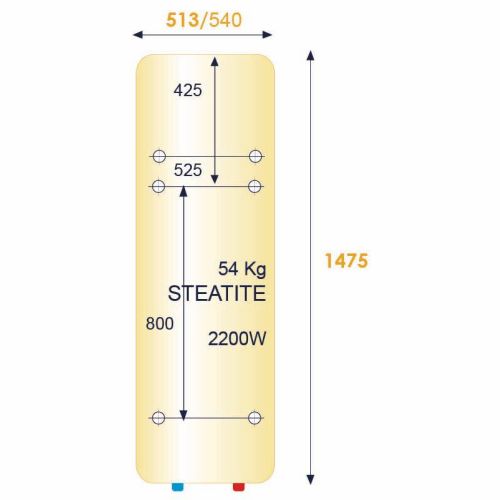 Chauffe-eau électrique vertical mural STÉATIS 200L - THERMOR – 251179 pas cher Secondaire 3 L