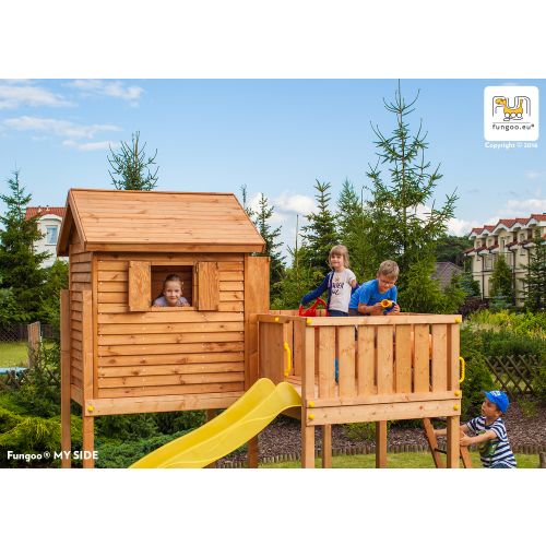 Aire de jeux Maxi set sized plaza - FUNGOO - 03527PT pas cher Secondaire 4 L