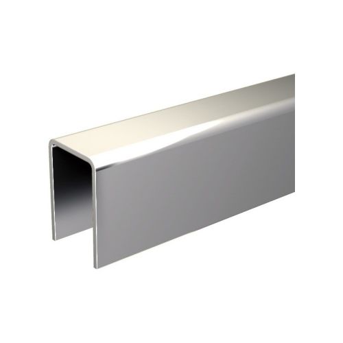 Profil de guidage U en aluminium 25x18mm longueur de 2500mm pour volets coulissants - MANTION - 1109A/250 pas cher Principale L