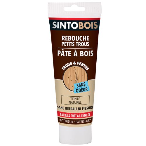 Pâte à bois à l’eau SINTOBOIS naturel tube 250g - SINTO - 37900 pas cher Secondaire 1 L