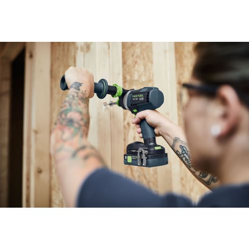 Pack 3 outils menuiserie 18V (HKC 55 + TPC 18 + AGC 18) + 2 batteries 5Ah + chargeur + Systainer - FESTOOL - 578025 pas cher Secondaire 7 L