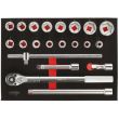 Module de douilles et accessoires 3/4 '' 21 pièces KS TOOLS 711.1034 photo du produit