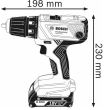 Perceuse-visseuse 18V GSR18V-21 + 2 batteries 4 Ah + chargeur + coffret L-CASE - BOSCH - 06019H100C pas cher Secondaire 2 S