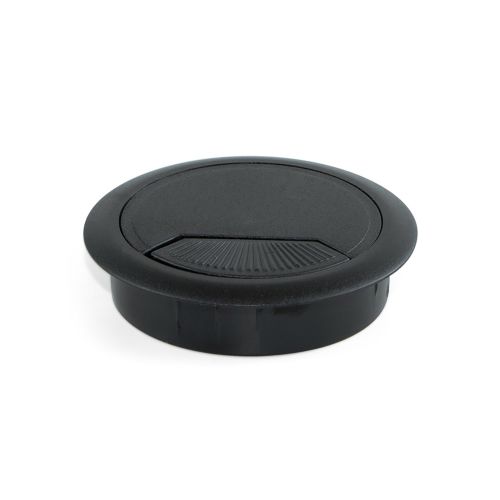 Bouchon circulaire passe-câbles D60 plastique noir EMUCA 5123817 photo du produit