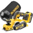Rabot 18 V XR + 2 batteries 5 Ah + chargeur + coffret TSTAK + sac à poussière DEWALT DCP580P2T-QW photo du produit Secondaire 6 S