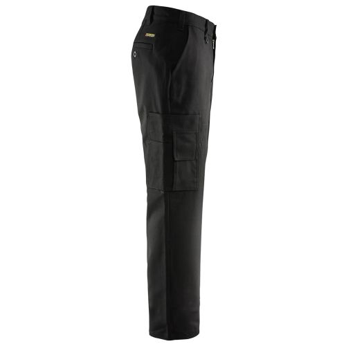 Pantalon cargo coton noir T44L - BLÅKLÄDER - 140013709900C150 pas cher Secondaire 2 L
