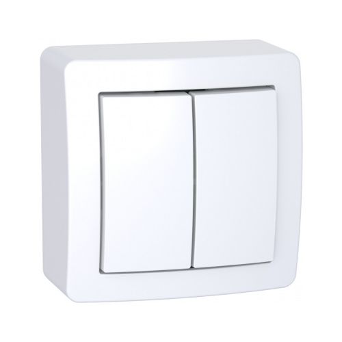 Interrupteur va-et-vient ALREA 10A double - SCHNEIDER ELECTRIC - SHN0262056P pas cher